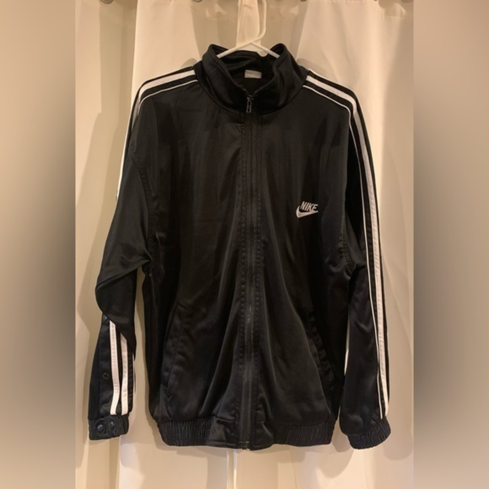 Vintage NIKE‎ Jacket Black RN# 61898 Size Medium